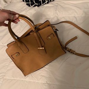 Tan purse from target
